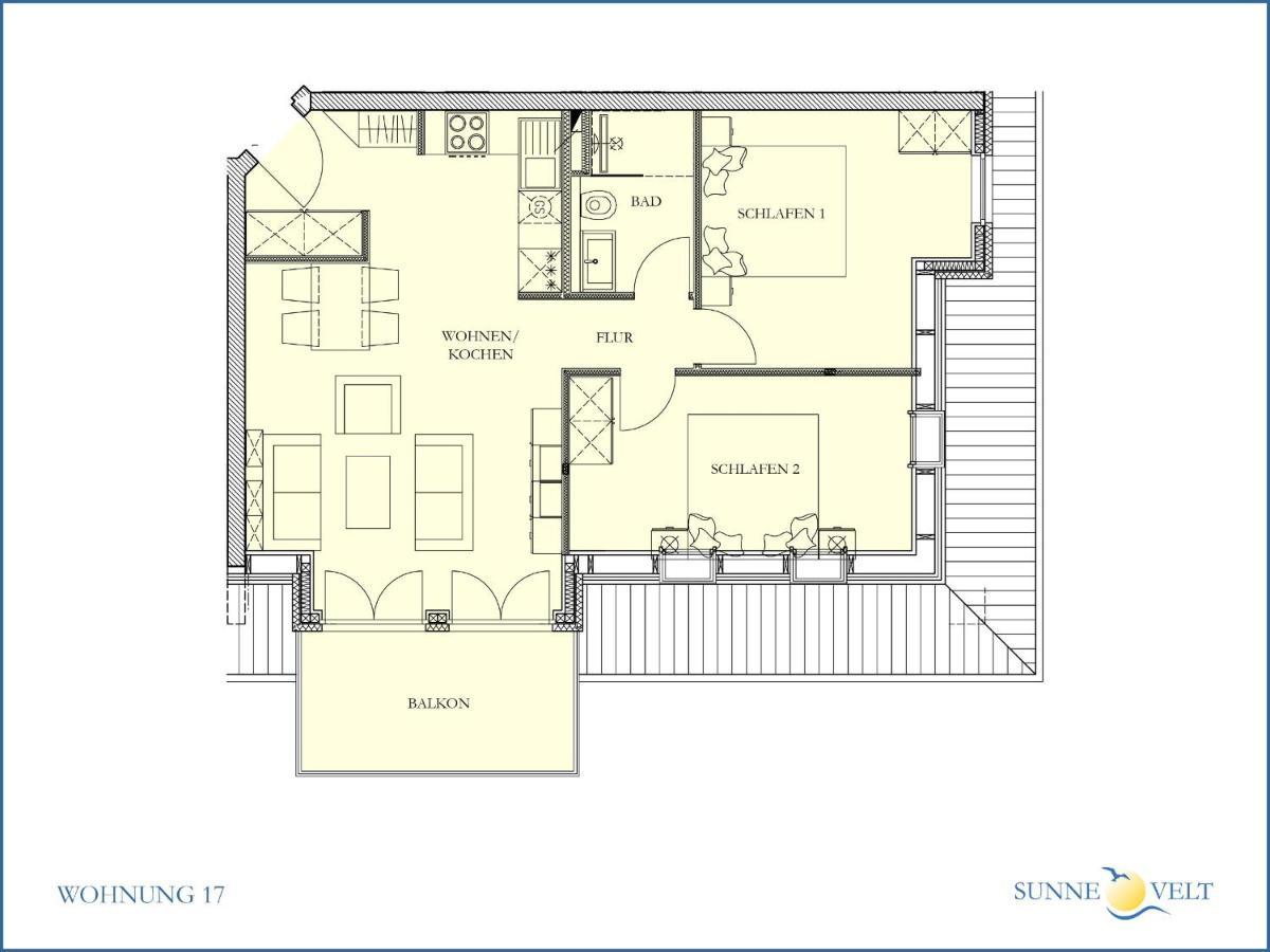 Sunnevelt-Apartment-17 Кюлунгсборн Экстерьер фото
